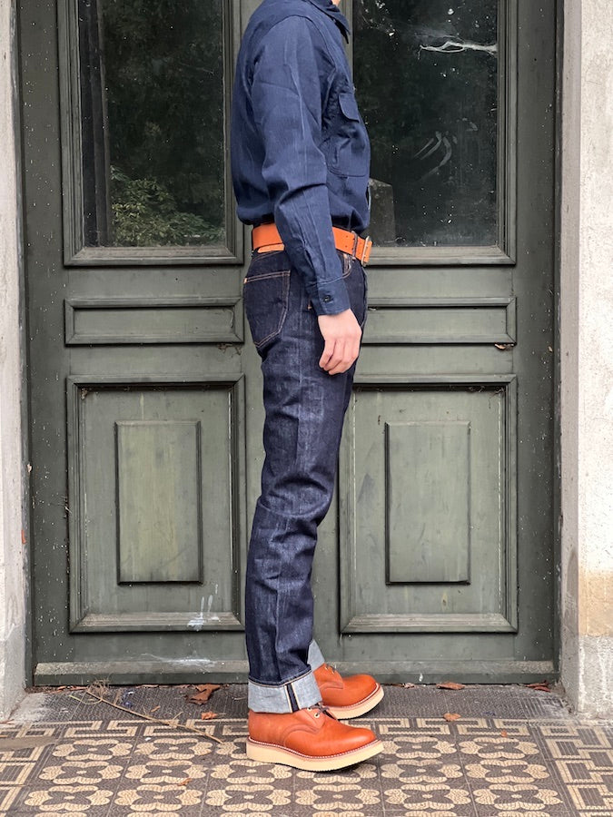 Pherrow's 466SW Jeans - 13.5oz "Yellow & White" Selvedge Denim - 1960`s Model - Tight Straight