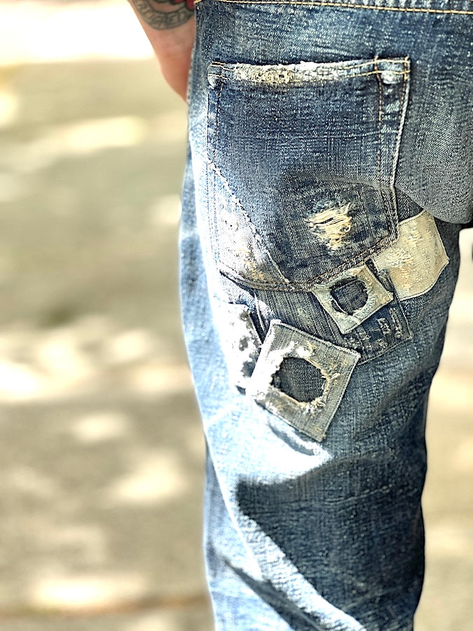 Pure Blue Japan  "CUSTOM"  Slim Straight