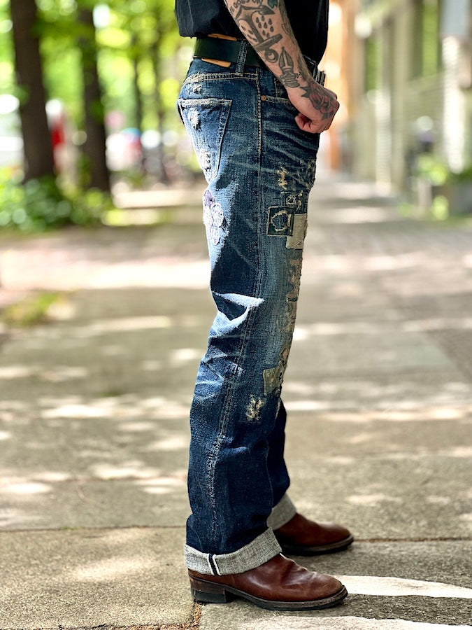 Pure Blue Japan  "CUSTOM"  Slim Straight