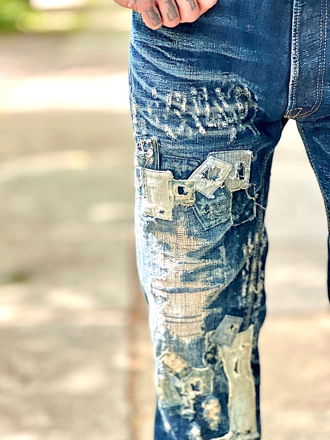 Pure Blue Japan  "CUSTOM"  Slim Straight