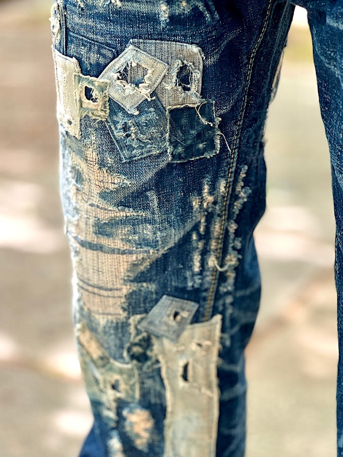 Pure Blue Japan  "CUSTOM"  Slim Straight