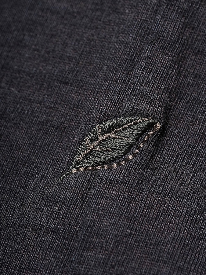 Pure Blue Japan - LS-5011-IDBK - Indigo + Black - Crew Neck - Long Sleeve T-Shirt