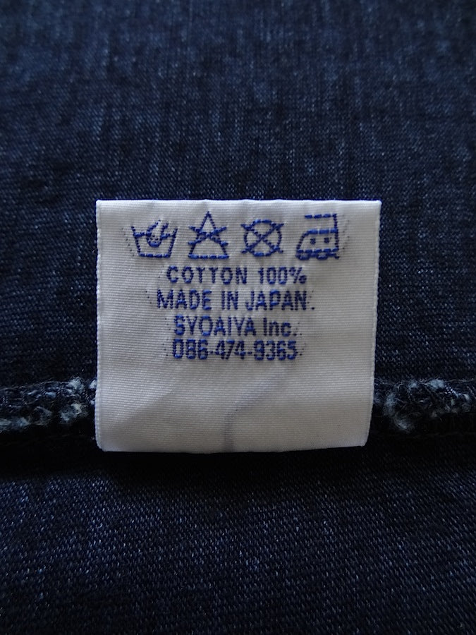 Pure Blue Japan - SS5011-D - Dark Indigo Dyed - Crew Neck - Short Sleeve T-Shirt