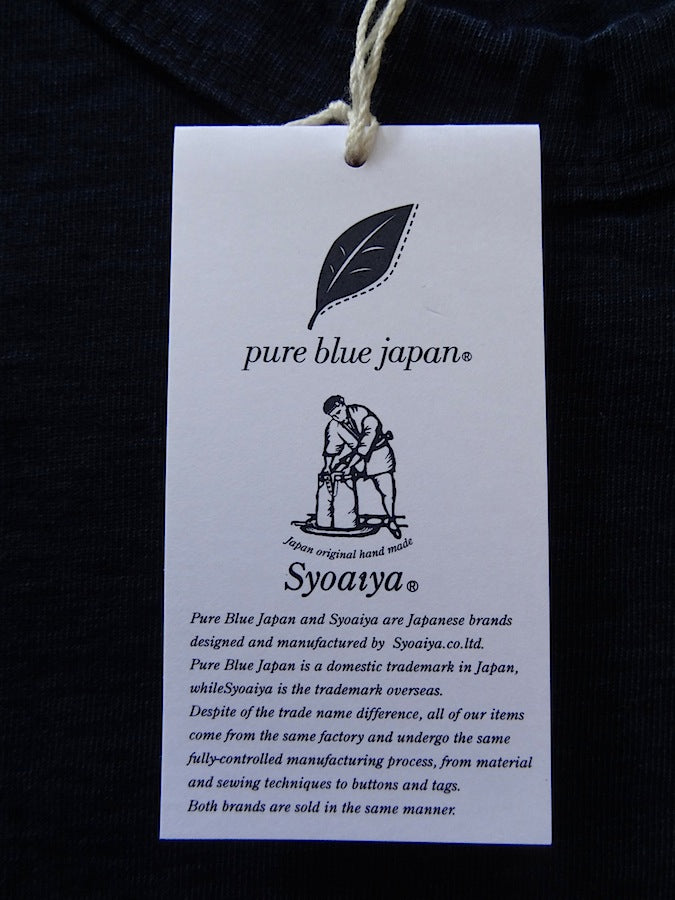 Pure Blue Japan - SS5011-D - Dark Indigo Dyed - Crew Neck - Short Sleeve T-Shirt