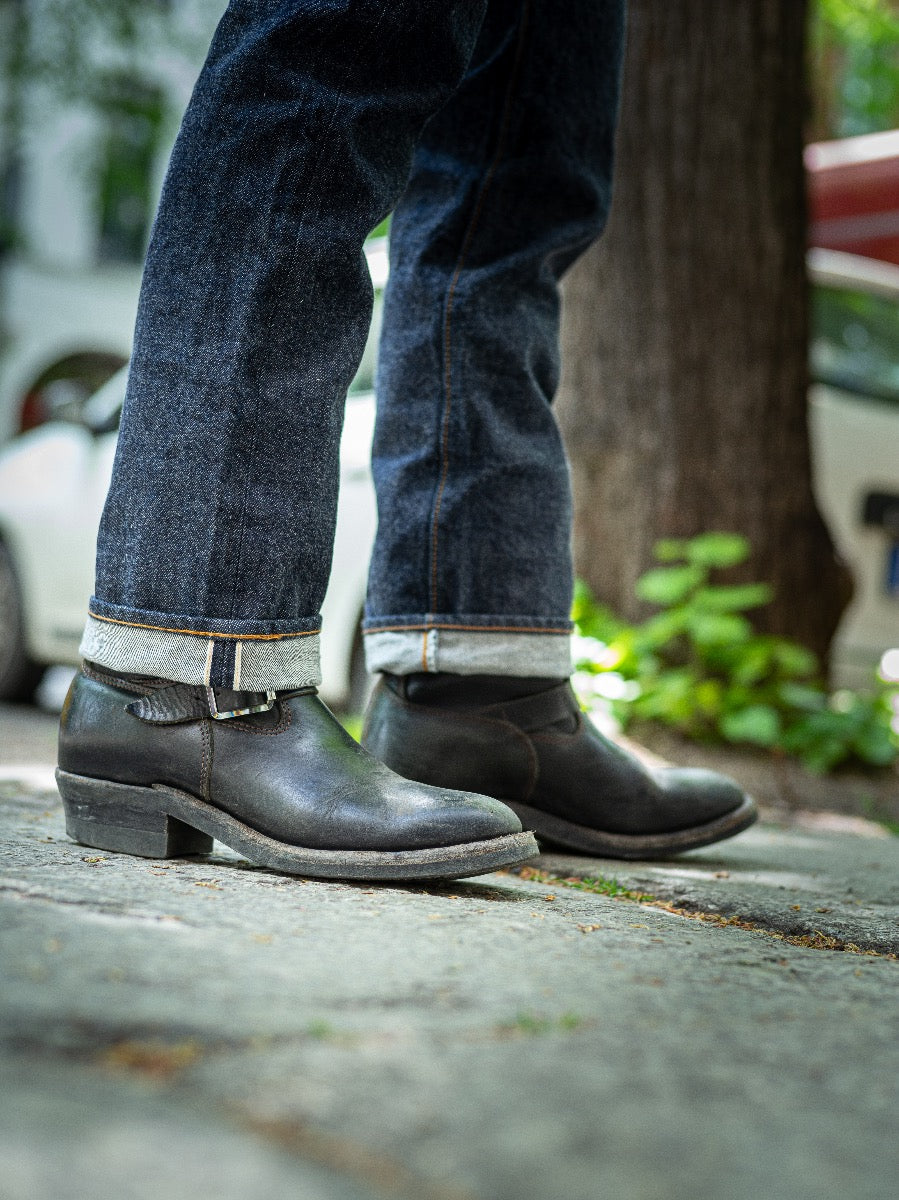 RESOLUTE  710 - One Washed - 14oz Japanese Selvedge Denim - RESOLUTE’s core model - A model based on Levi’s 501 “Model 66” - Tight Straight