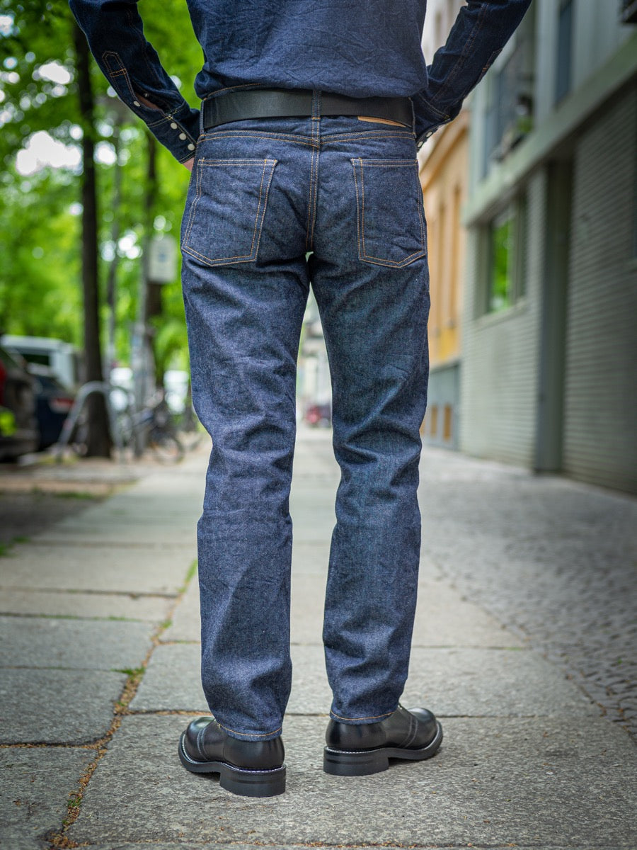 RESOLUTE  712 - One Washed - 14oz Japanese Selvedge Denim - Based on Levi’ s 505 - Zipper - Straight Tapered