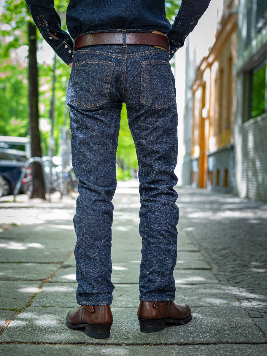 713 - 14oz Japanese Selvedge Denim - Low Rise Type - Tapered Straight