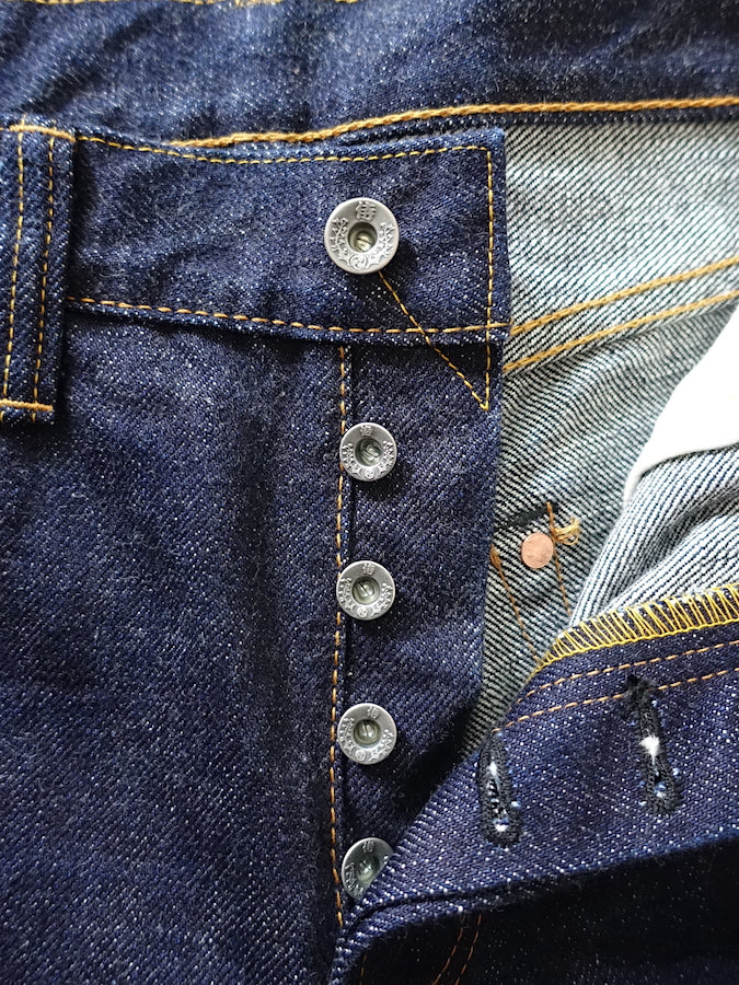 S5000VX21ozII - *NEW MODEL* - 21oz CHO-KIWAMI Selvedge Denim - Indigo - Straight Fit