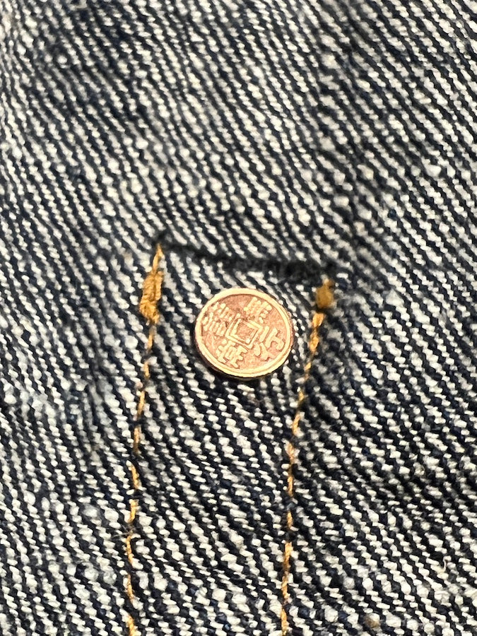 S211AX - AI PLUS - LIMITED OVERSEAS “AI-BENKEI” MODEL - 18oz Selvedge Denim - Natural Indigo & Indigo Mix - Tight Tapered