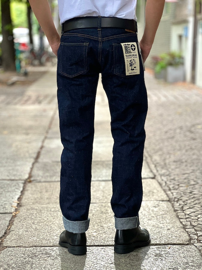 S511AX  "AI PLUS" 18oz Selvedge Denim - Natural Indigo & Indigo Mix - Slim Tapered