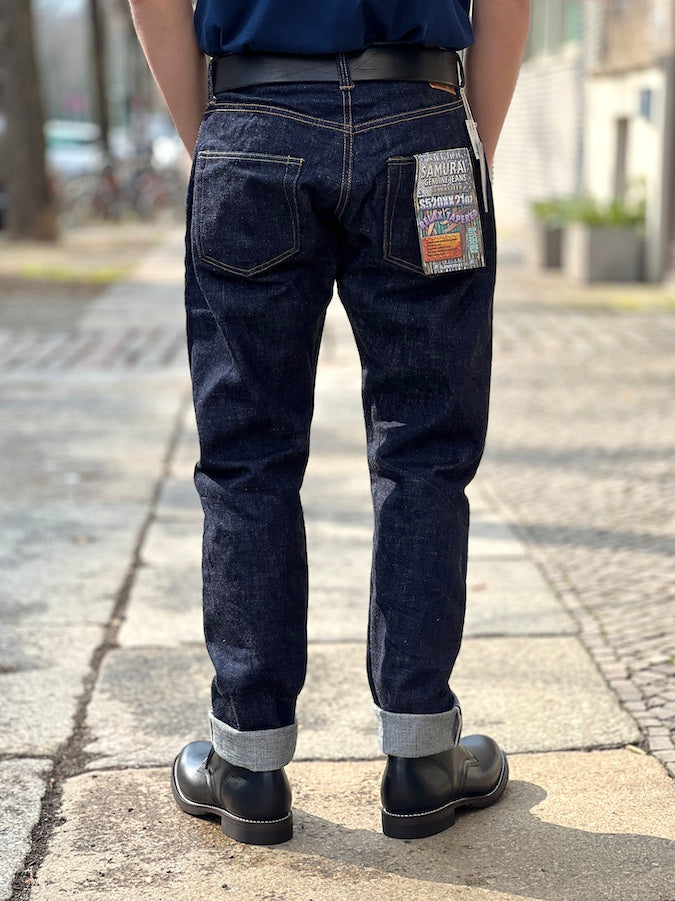 S520XX21oz " CHO-KIWAMI " Denim - Katanamimi Selvedge - Relax Tapered