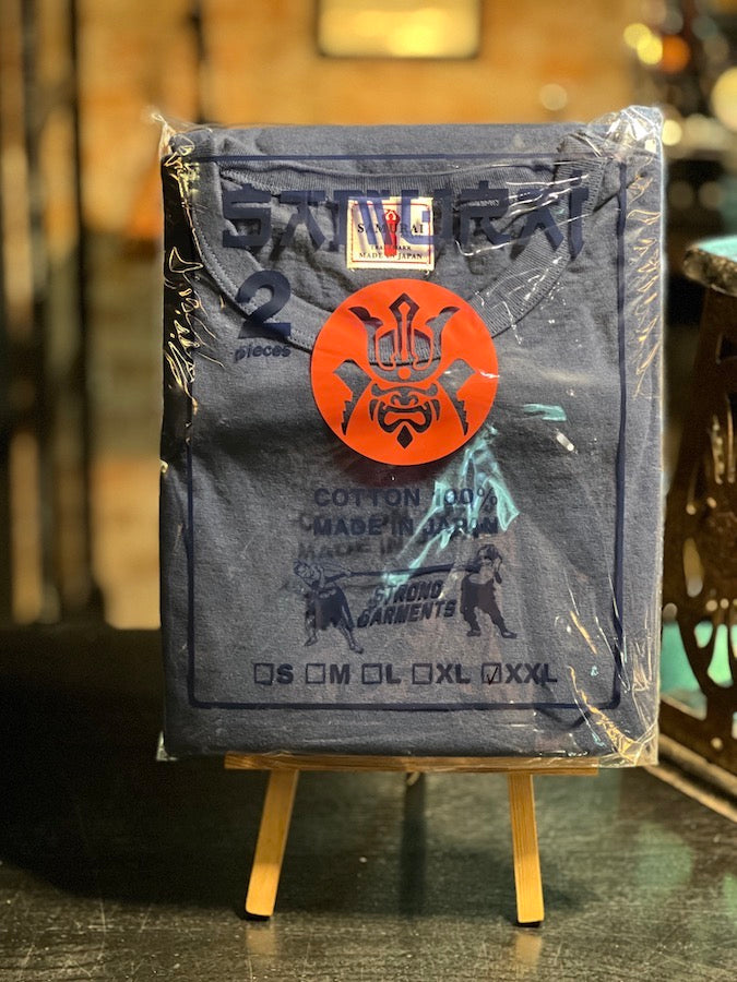 SJ2PST-CREW - Medium Weight 2-PACK TEE - Navy