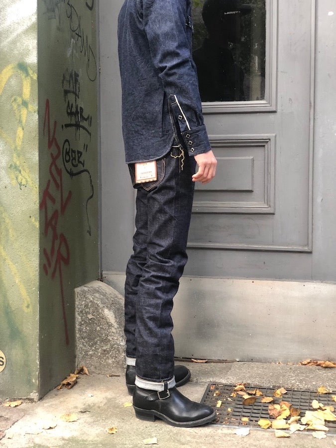S003JP - 15oz Selvedge Denim - "YAMATO"  Model - Slim Straight