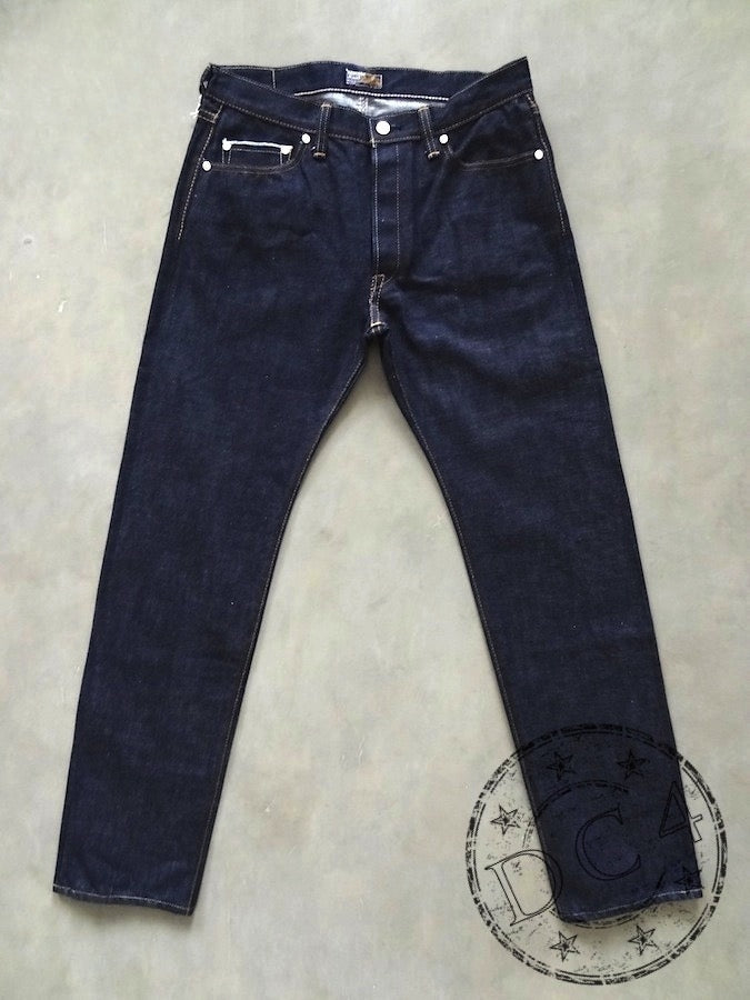 S004JP - 倭 YAMATO MODEL - 15oz "DAMASHII" Selvedge Denim - Indigo - Slim Tapered
