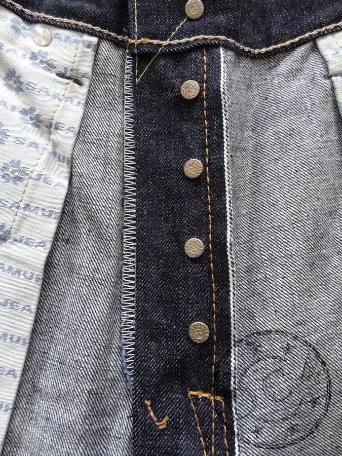 S004JP - 倭 YAMATO MODEL - 15oz "DAMASHII" Selvedge Denim - Indigo - Slim Tapered