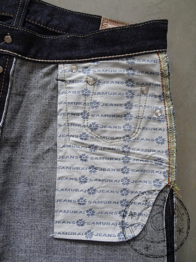 S004JP - 倭 YAMATO MODEL - 15oz "DAMASHII" Selvedge Denim - Indigo - Slim Tapered