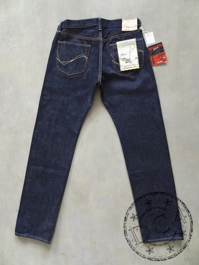 S004JP - 倭 YAMATO MODEL - 15oz "DAMASHII" Selvedge Denim - Indigo - Slim Tapered