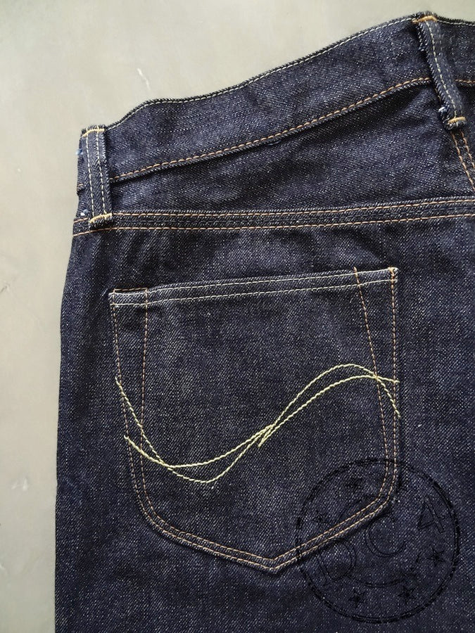 S004JP - 倭 YAMATO MODEL - 15oz "DAMASHII" Selvedge Denim - Indigo - Slim Tapered