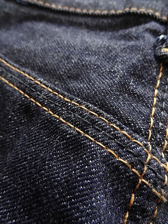 S004JP - 倭 YAMATO MODEL - 15oz "DAMASHII" Selvedge Denim - Indigo - Slim Tapered