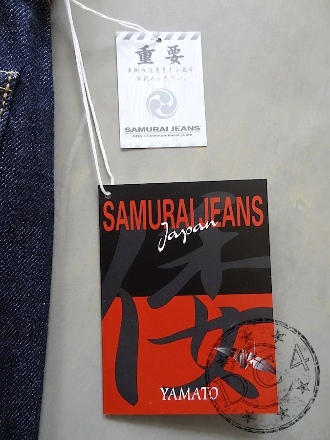 S004JP - 倭 YAMATO MODEL - 15oz "DAMASHII" Selvedge Denim - Indigo - Slim Tapered