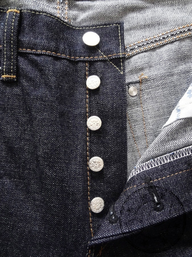 S004JP - 倭 YAMATO MODEL - 15oz "DAMASHII" Selvedge Denim - Indigo - Slim Tapered