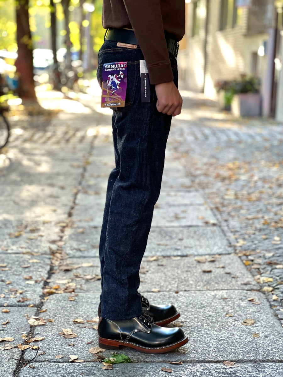 S0255XX - “USHIWAKA" MODEL - 15oz OTOKOGI Selvedge Denim - Slim High Tapered