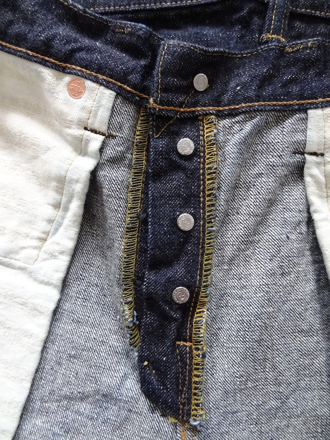S0255XX - “USHIWAKA" MODEL - 15oz OTOKOGI Selvedge Denim - Slim High Tapered