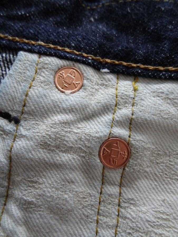 S0255XX - “USHIWAKA" MODEL - 15oz OTOKOGI Selvedge Denim - Slim High Tapered