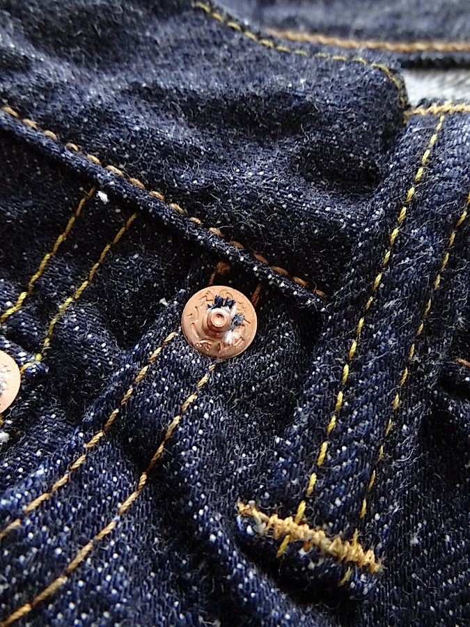 S0255XX - “USHIWAKA" MODEL - 15oz OTOKOGI Selvedge Denim - Slim High Tapered