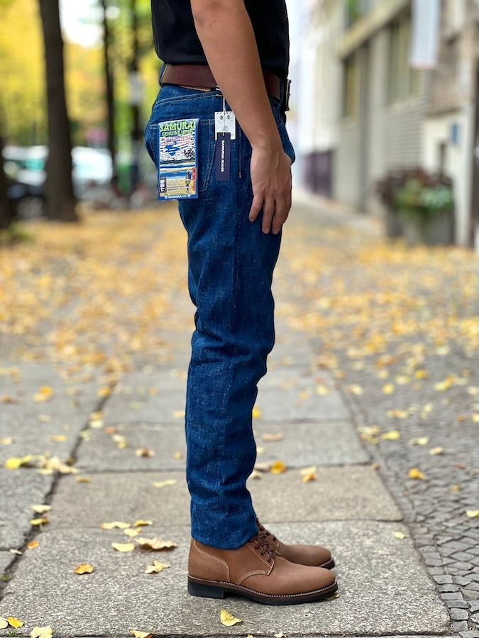 S211XX17OZ-SLB "MURAKUMO" Limited Model - 17oz EXTRA SLUB -Relax Tapered