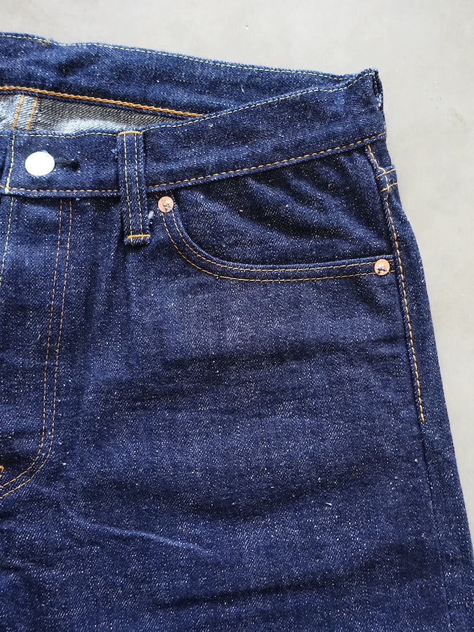 S511AX  "AI PLUS" 18oz Selvedge Denim - Natural Indigo & Indigo Mix - Slim Tapered