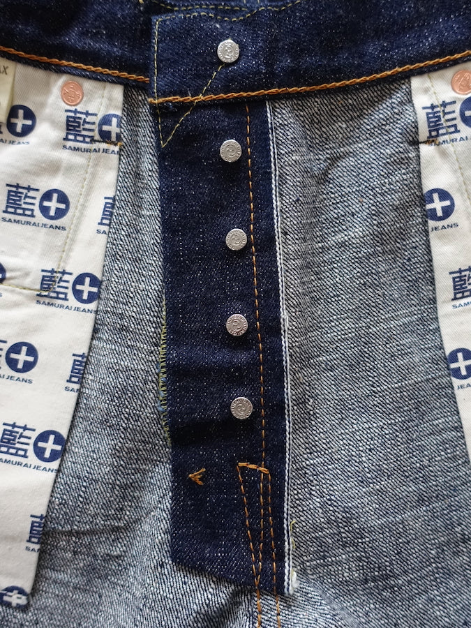 S511AX  "AI PLUS" 18oz Selvedge Denim - Natural Indigo & Indigo Mix - Slim Tapered