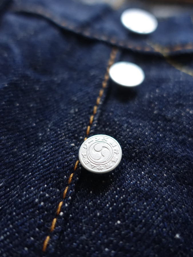 S511AX  "AI PLUS" 18oz Selvedge Denim - Natural Indigo & Indigo Mix - Slim Tapered