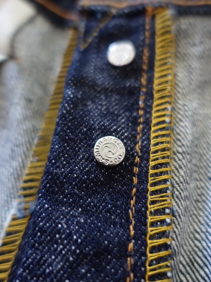 S710XX19ozII - Indigo - 19oz KIWAMI Selvedge Denim - Slim Straight