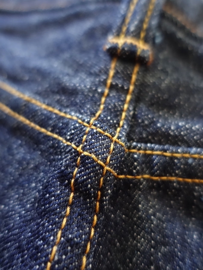 S710XX19ozII - Indigo - 19oz KIWAMI Selvedge Denim - Slim Straight