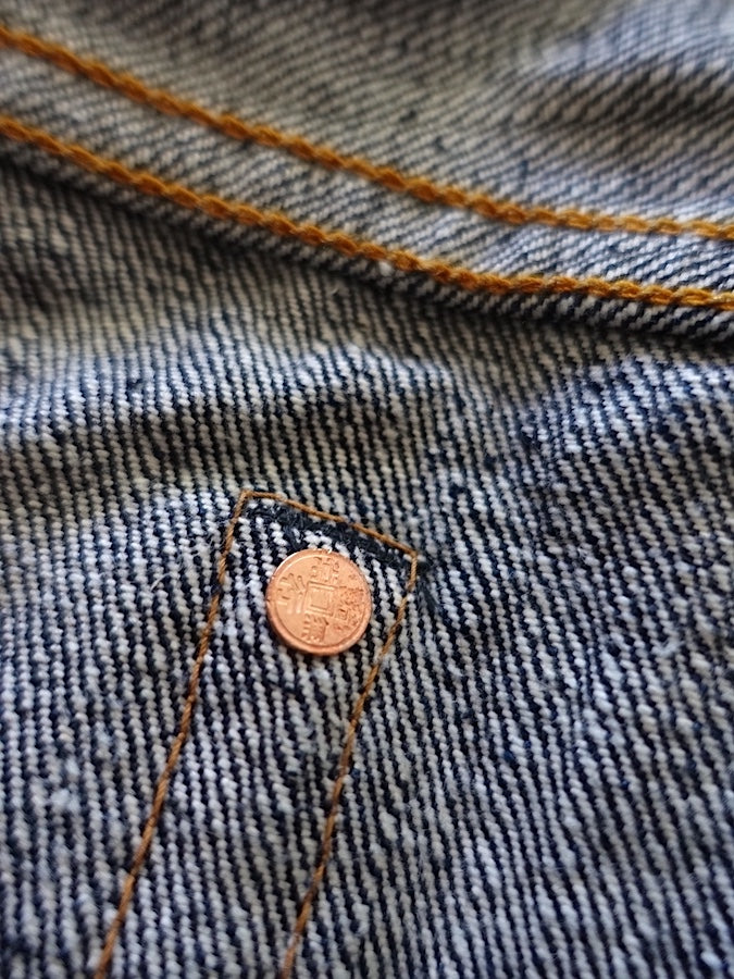 S710XX19ozII - Indigo - 19oz KIWAMI Selvedge Denim - Slim Straight