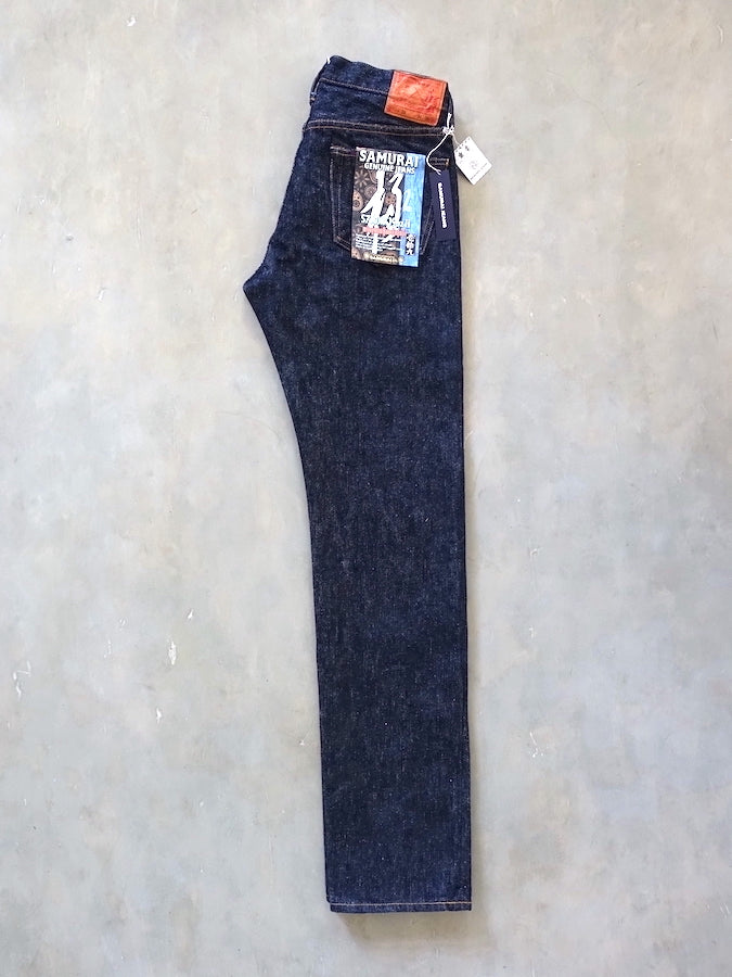 S710XX19ozII - Indigo - 19oz KIWAMI Selvedge Denim - Slim Straight