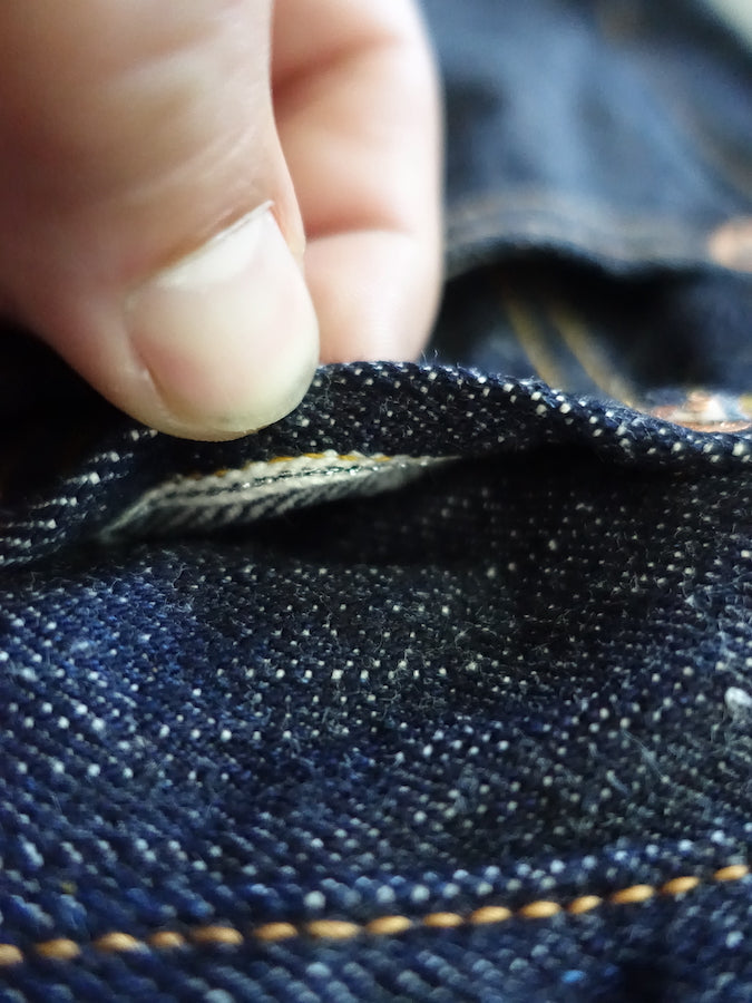 S710XX19ozII - Indigo - 19oz KIWAMI Selvedge Denim - Slim Straight