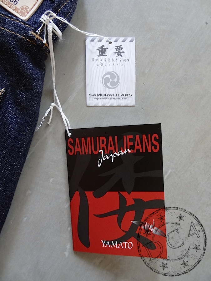 S003JP - 15oz Selvedge Denim - "YAMATO"  Model - Slim Straight