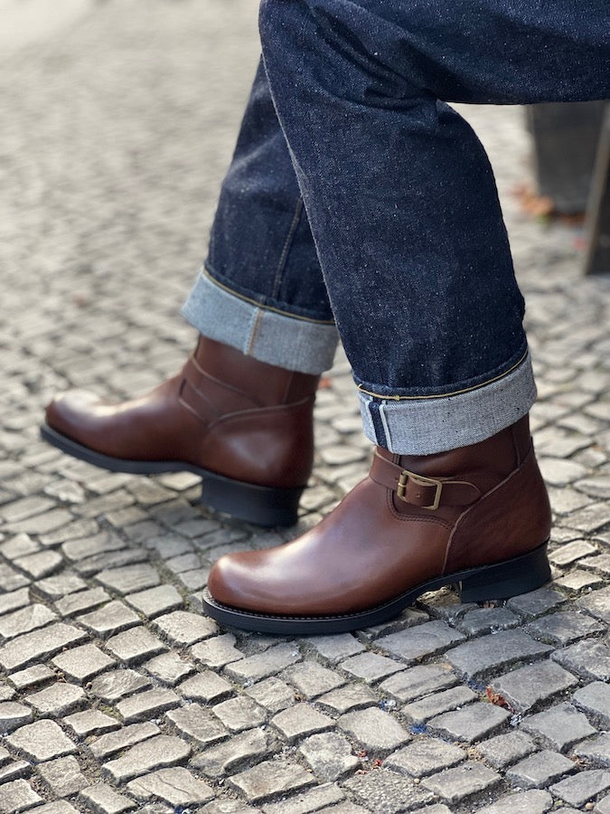 Engineer Boots *WANDER* HORSEBUTT - SKG-009 Brown