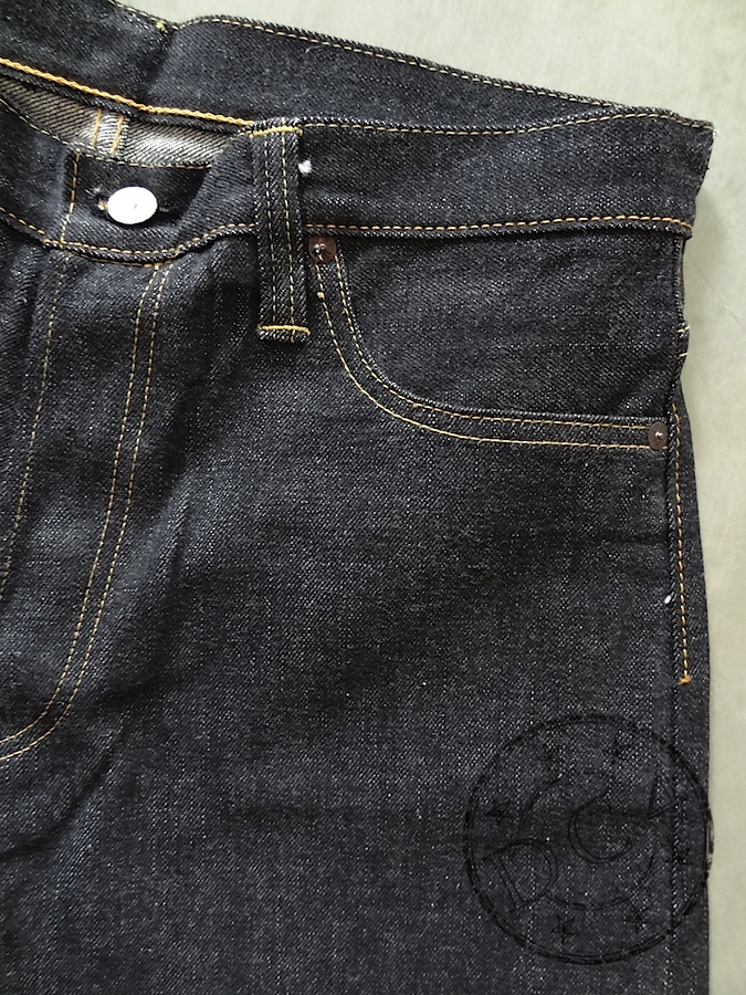 Skull Jeans - 5010XX - Black - 14.5oz - Slim Fit