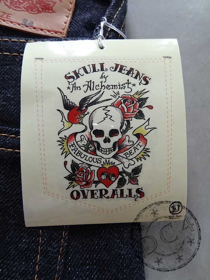 Skull Jeans - 5010XX - Black - 14.5oz - Slim Fit