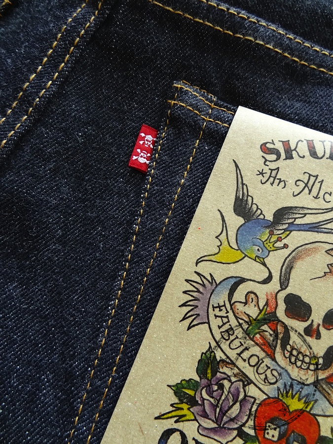 Skull Jeans - 5010XX - Black - 14.5oz - Slim Fit
