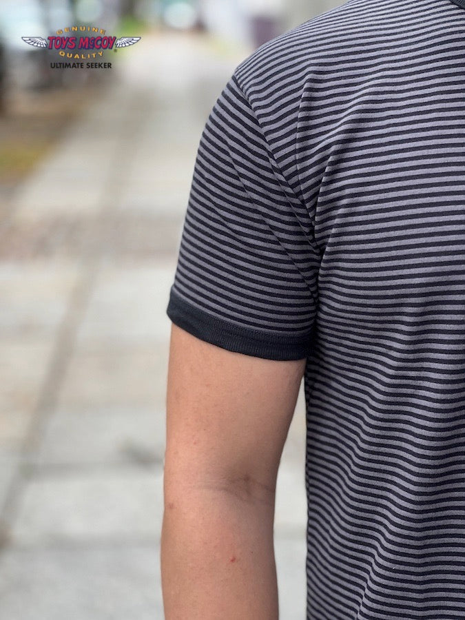 THE GREAT AMERICAN HERO STRIPED TEE - Black