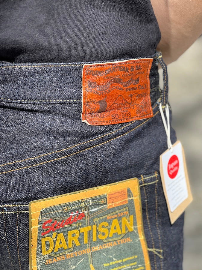 Studio D'Artisan - SD-903 - " G3 " TOYODA Shuttle loom - 14oz SDA Selvedge Denim - Tight Straight