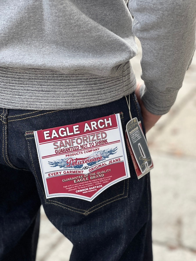 DELUXEWARE - Loopwheeled Sweatshirt - S100-00 [BLACK MIX] - The fabric is produced in Wakayama and sewn on vintage UNION SPECIAL-Flat Seamer machines - PAT A