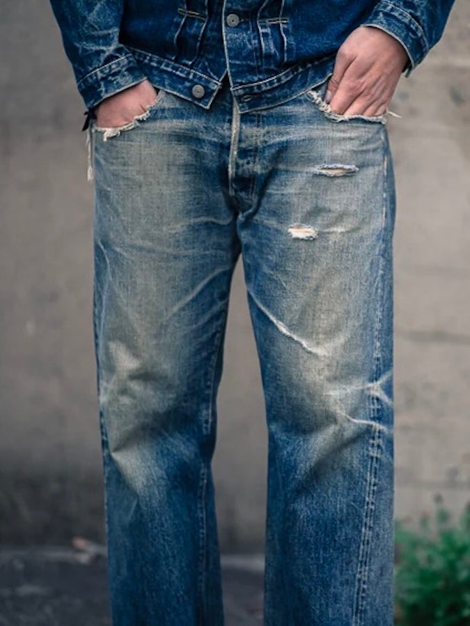 TCB - 50's JEANS - 13.5oz Selvedge Denim - 100% Zimbabwe Cotton - Regular Straight