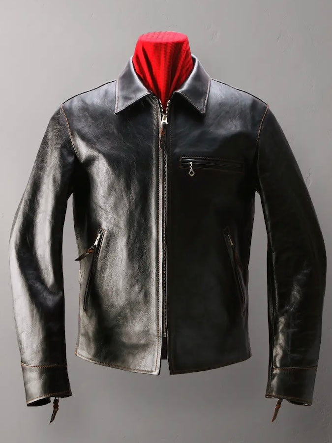 FN-LJ-HS005 - Horsehide - Shinki Hikaku Co. Leather - Single Rider's J