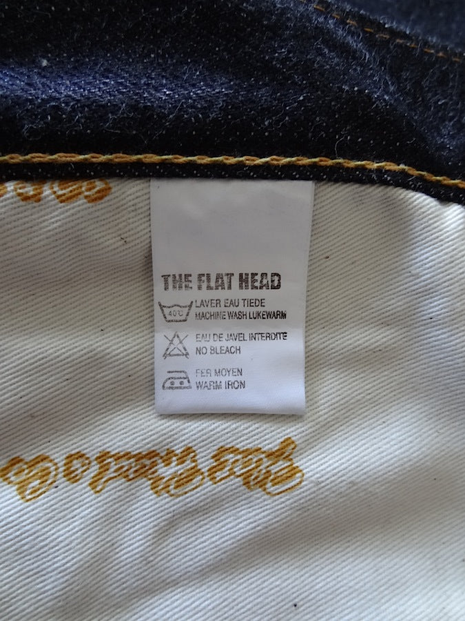 THE FLAT HEAD - 3002 - Tight Tapered - 14.5oz Selvedge Denim - U.S. Texas Cotton