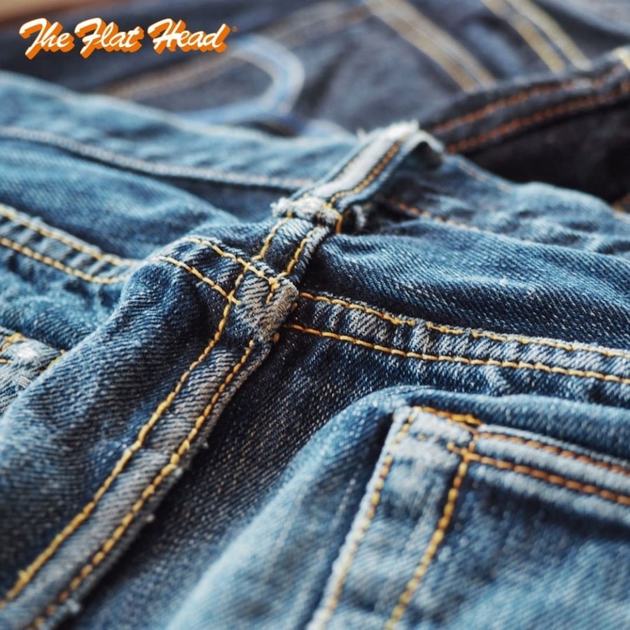 THE FLAT HEAD - 3002 - Tight Tapered - 14.5oz Selvedge Denim - U.S. Texas Cotton